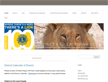 Tablet Screenshot of lions4c6.org